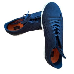 SWIMS Shoes Sneakers Knit Lace-Up Sneakers Navy Blue US 10 EU 43